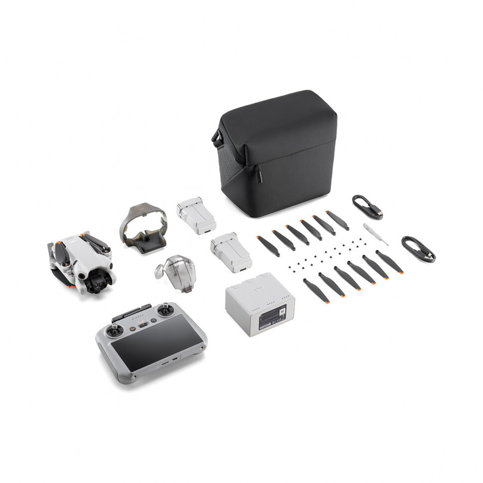 Квадрокоптер DJI Mini 4 Pro Fly More Combo (DJI RC 2) (Пульт с экраном)