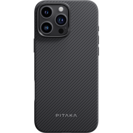 Чехол Pitaka Military-Grade Protective Case для iPhone 16 Pro Max Black (Чёрный)