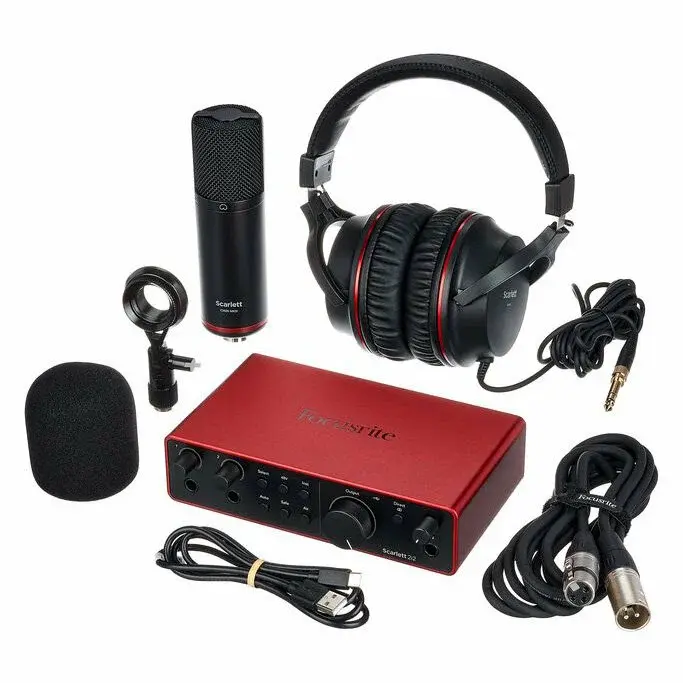 Внешняя звуковая карта Focusrite Scarlett 2i2 Studio 4rd Gen