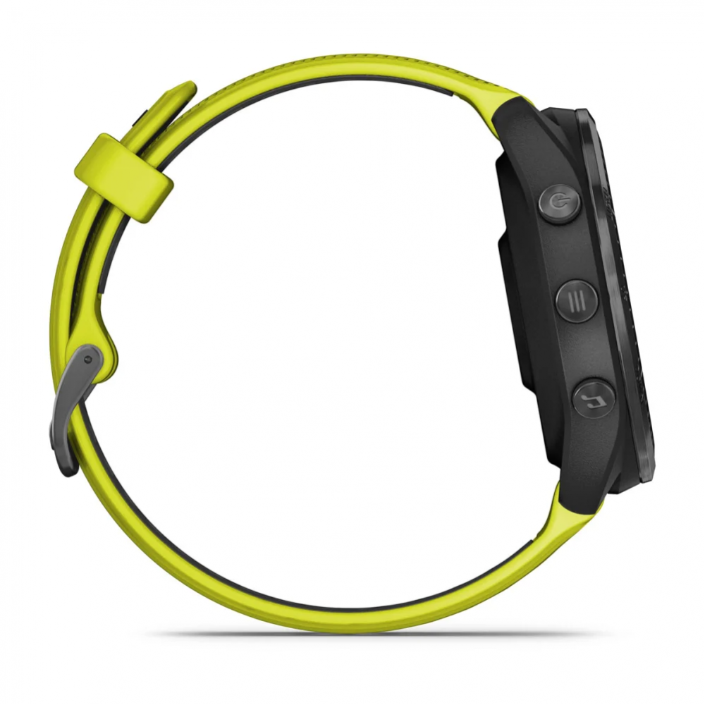 Умные часы Garmin Forerunner 965 с жёлтым ремешком