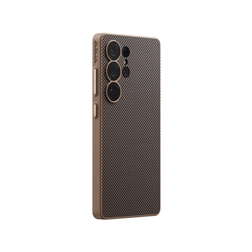 Чехол Pitaka PinButton Case for Samsung Galaxy S25 Ultra Black/Gold (Чёрный/Золотой)