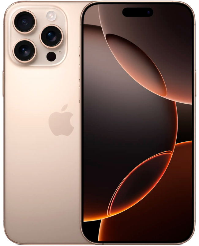 Смартфон Apple iPhone 16 Pro 512Gb Desert Titanium (Пустынный Титан)