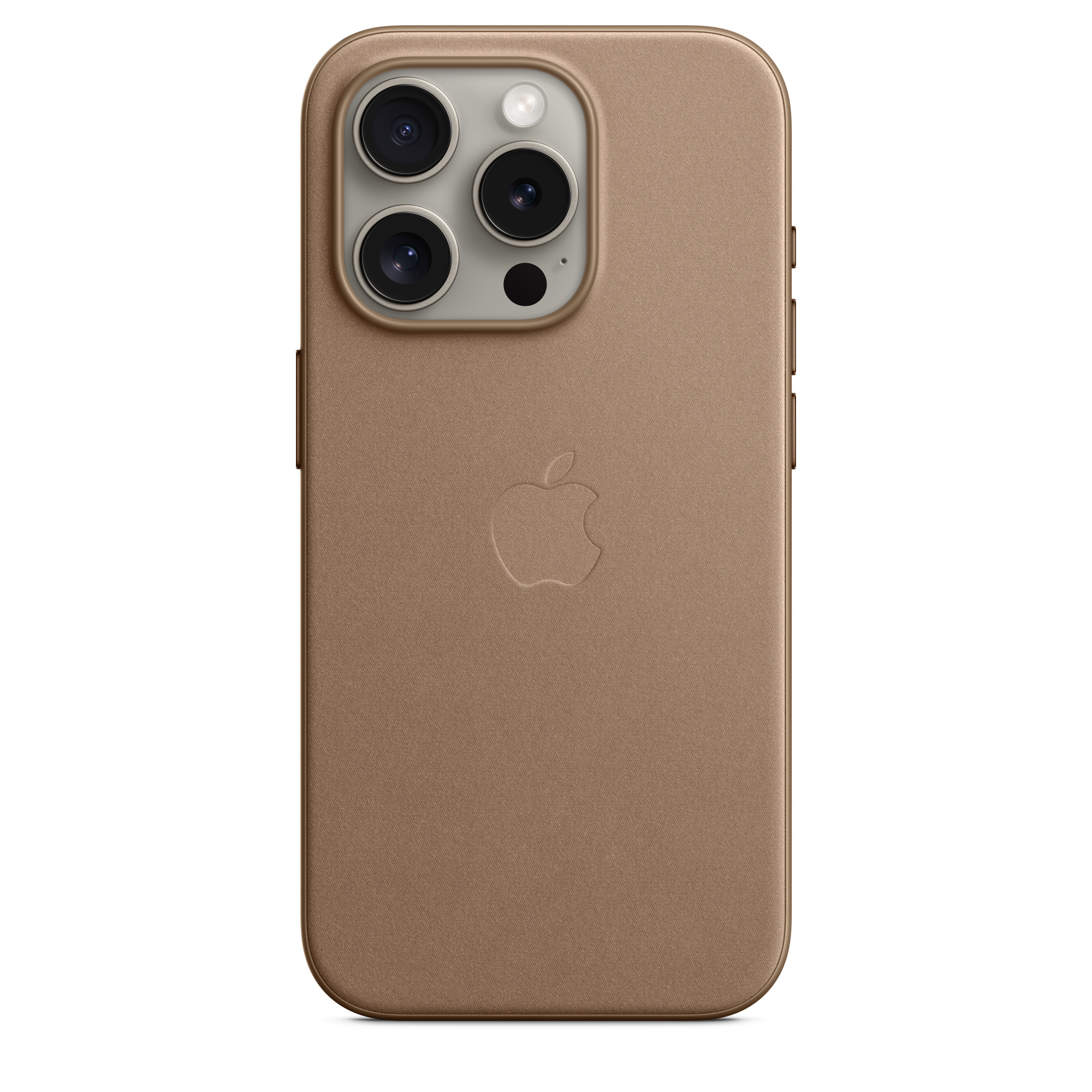 Чехол для iPhone 15 Pro FineWoven с MagSafe Taupe