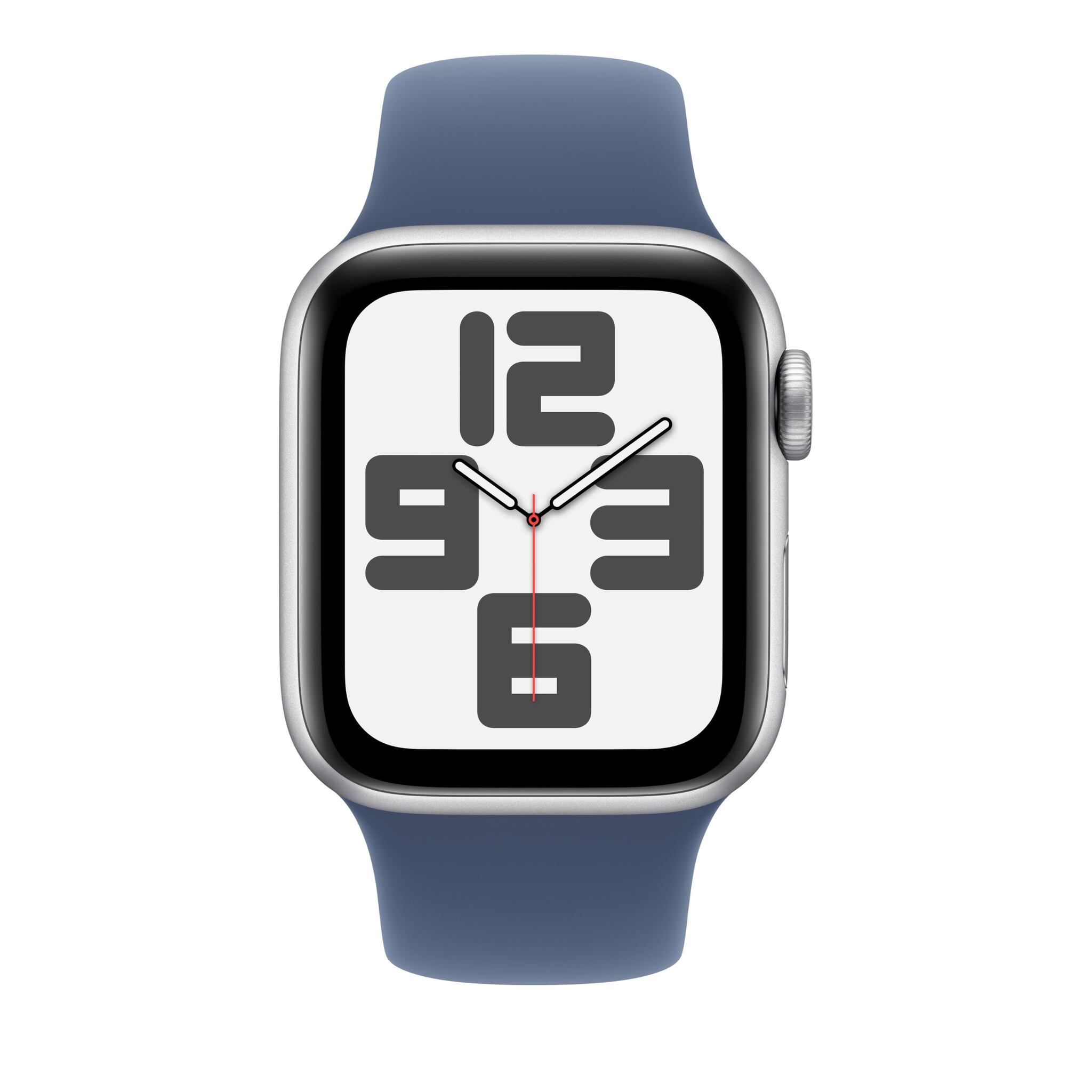 Apple Watch SE 2 (2024) GPS 44мм корпус из алюминия Silver + ремешок Denim
