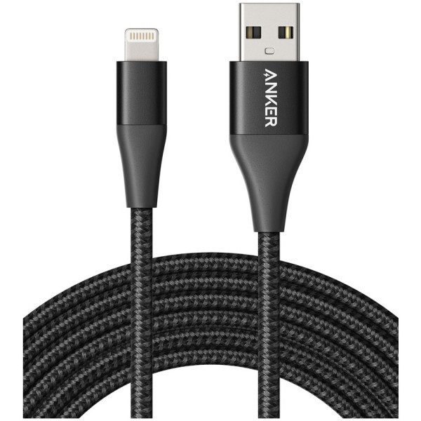 Кабель Anker PowerLine+ II Lightning 3 м, Black (Чёрный)