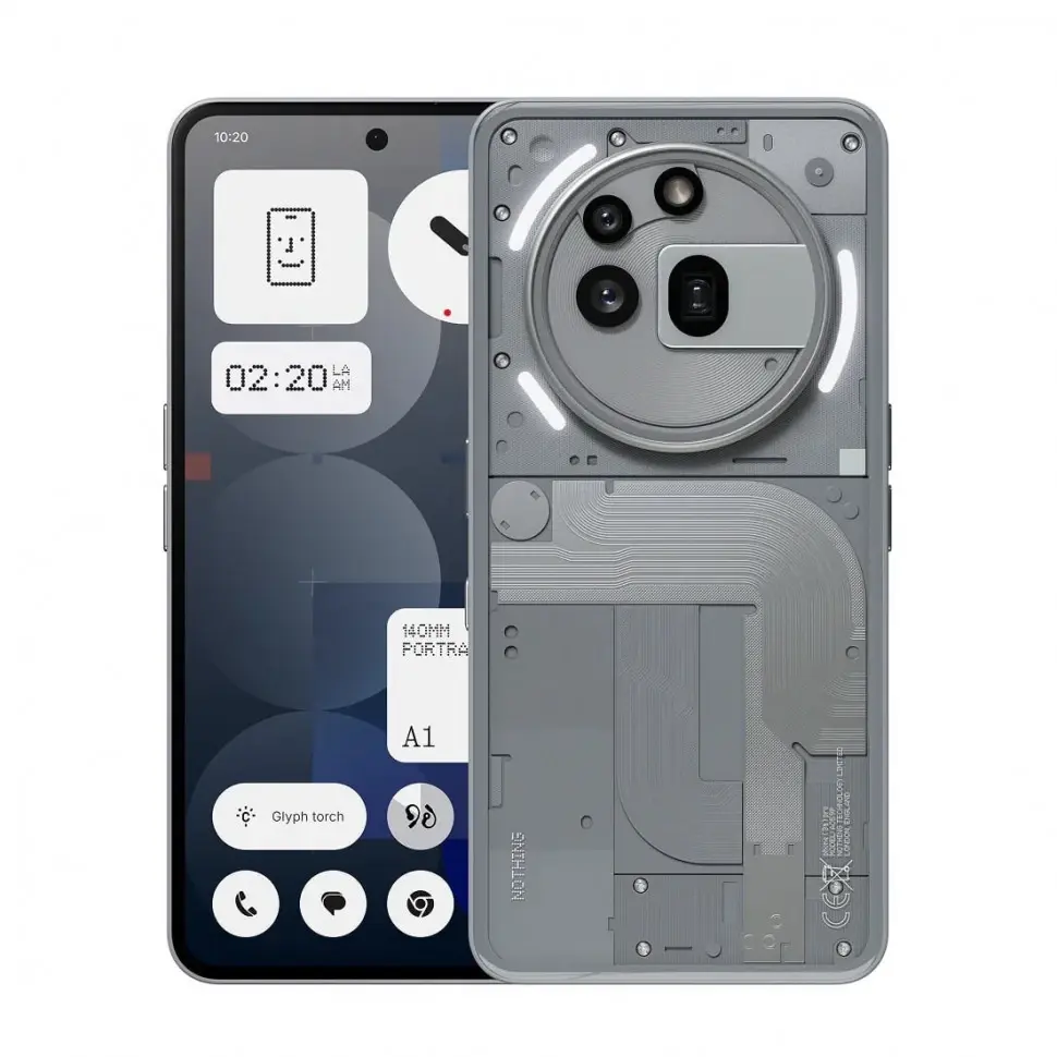 Смартфон Nothing Phone (3a) Pro 12/256Gb Gray (Серый)
