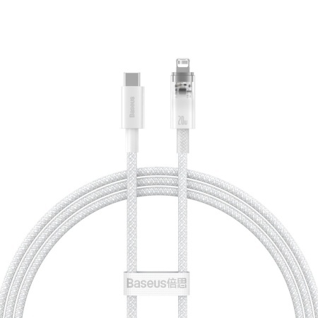 Кабель Baseus Usb-C/Lightning 1 м, White (Белый)