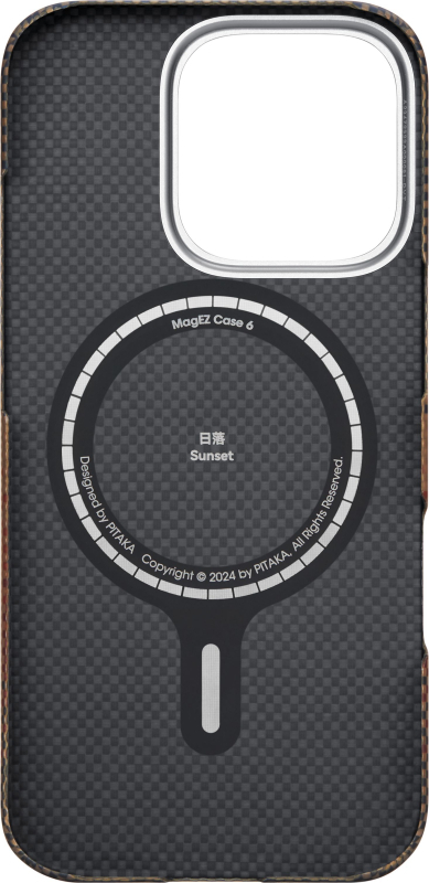 Чехол Pitaka MagEZ Tactile Woven Case для iPhone 16 Pro Max, Sunset (Коричневый)