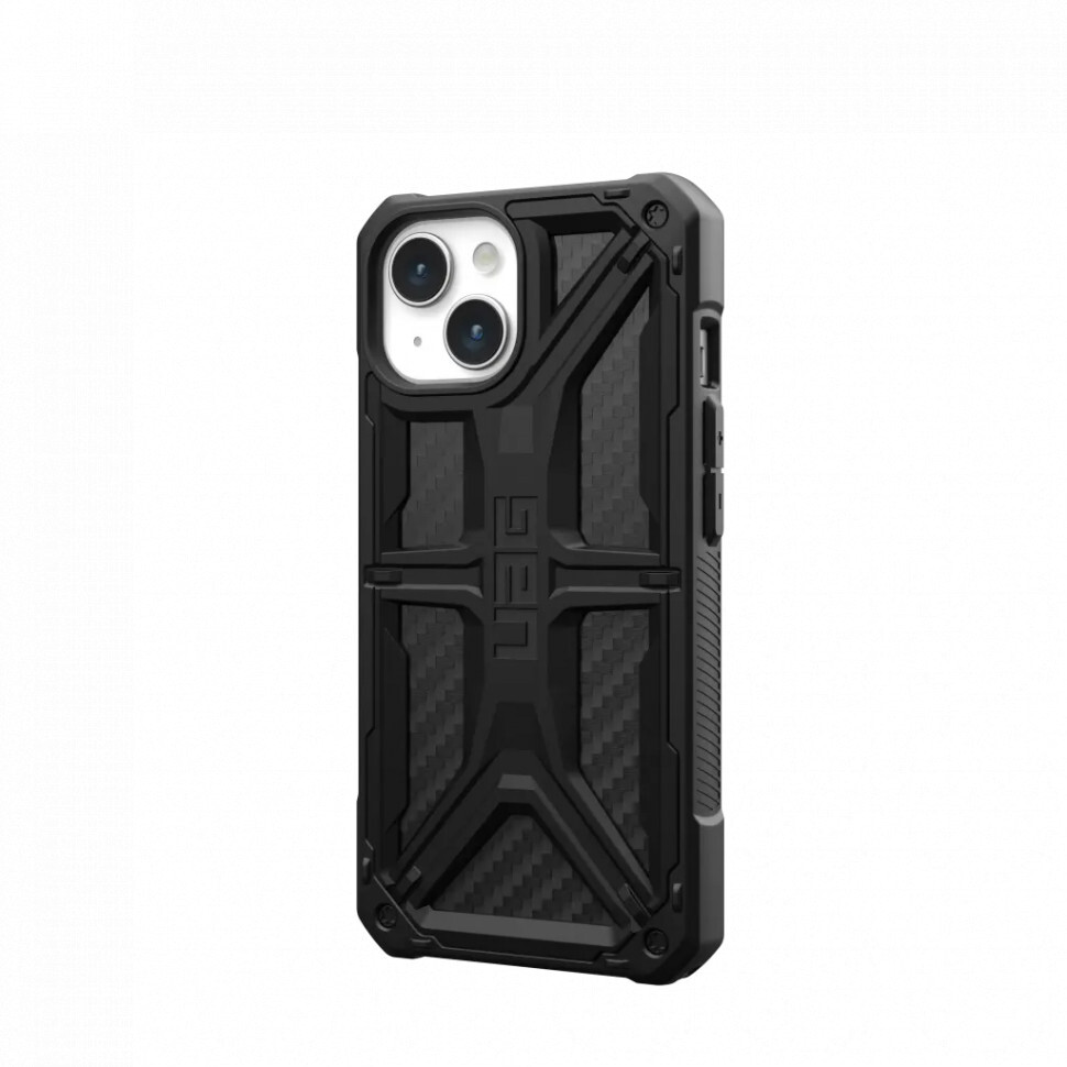 Чехол Uag Monarch Carbon Fiber (Чёрный Карбон)