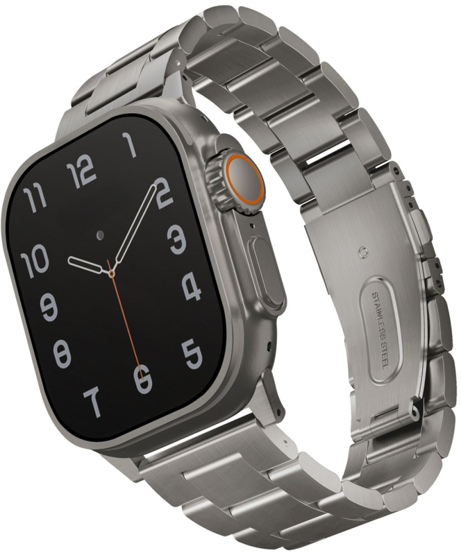 Ремешок Uniq 49/45/44/42мм OSTA Steel для Apple Watch Silver (Серебристый)