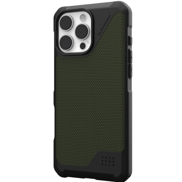 Чехол Uag Metropolis LT Kevlar для iPhone 16 Pro Max Olive Оливковый
