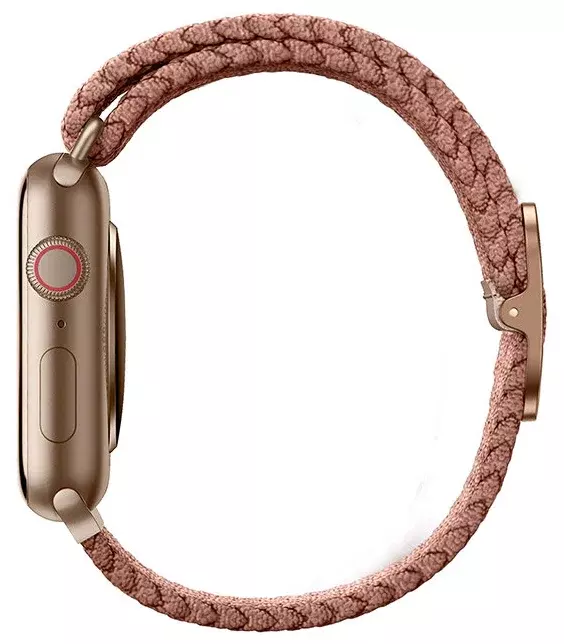 Ремешок Uniq 45/44/42мм ASPEN Design Strap Braided Pink (Розовый)