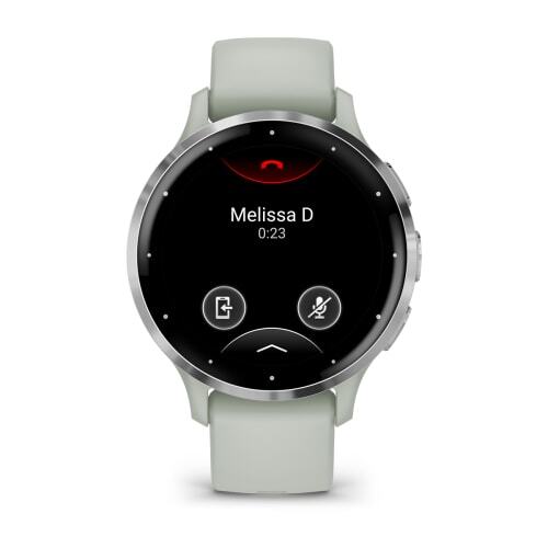 Умные часы Garmin VENU 3s Silver Sage/Gray (Серебристый/Серый)