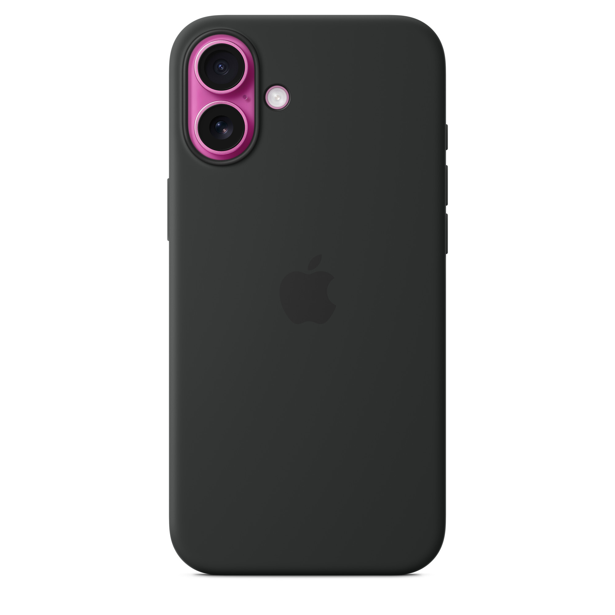Силиконовый чехол для iPhone 16 Plus с MagSafe Black (Чёрный)