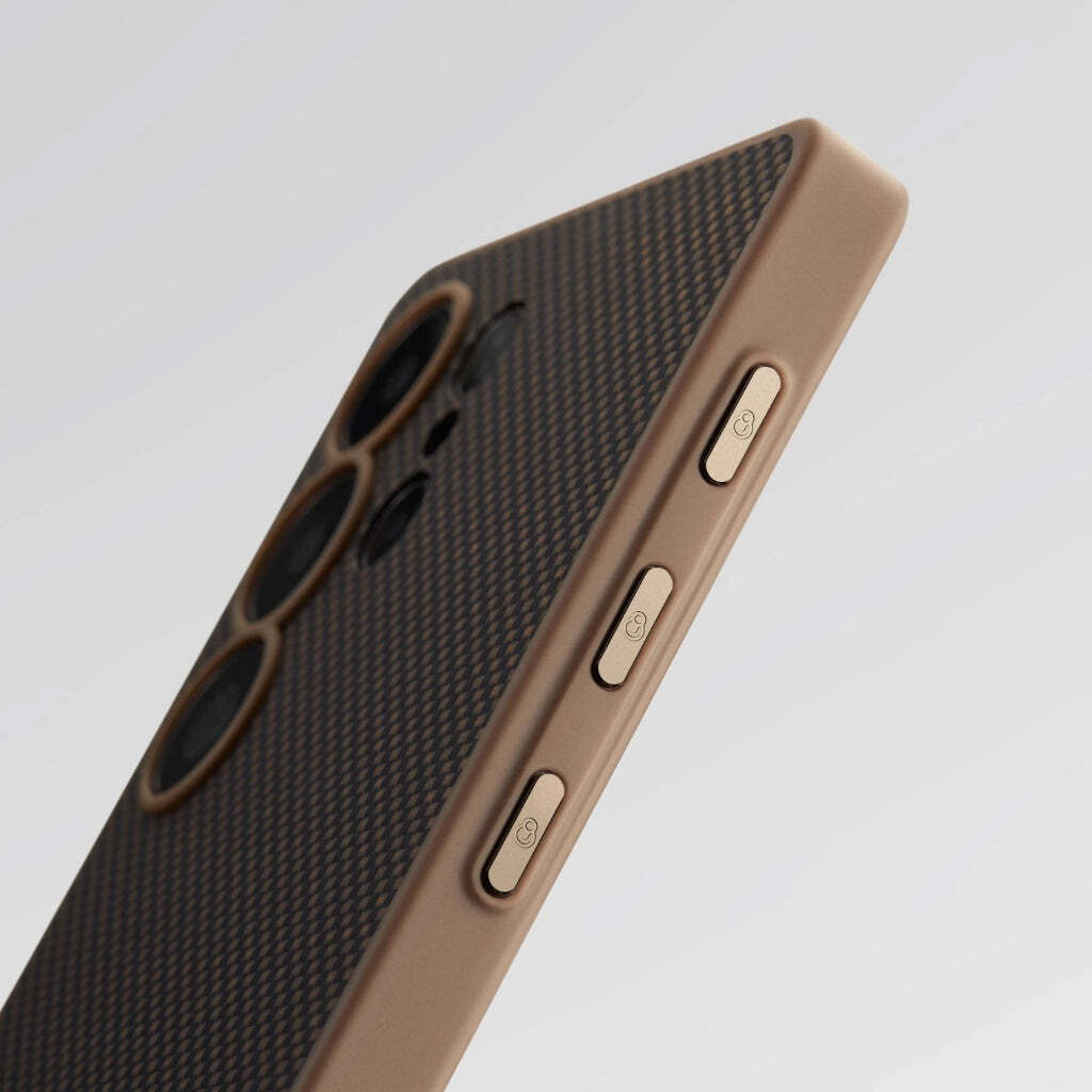 Чехол Pitaka PinButton Case for Samsung Galaxy S25 Ultra Black/Gold (Чёрный/Золотой)