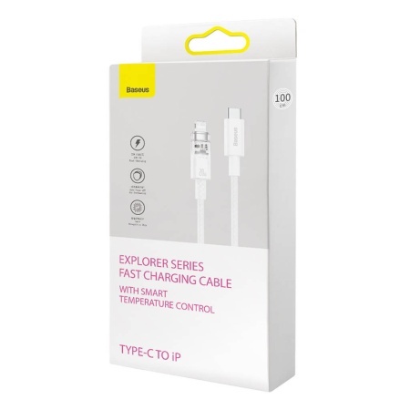 Кабель Baseus Usb-C/Lightning 1 м, White (Белый)