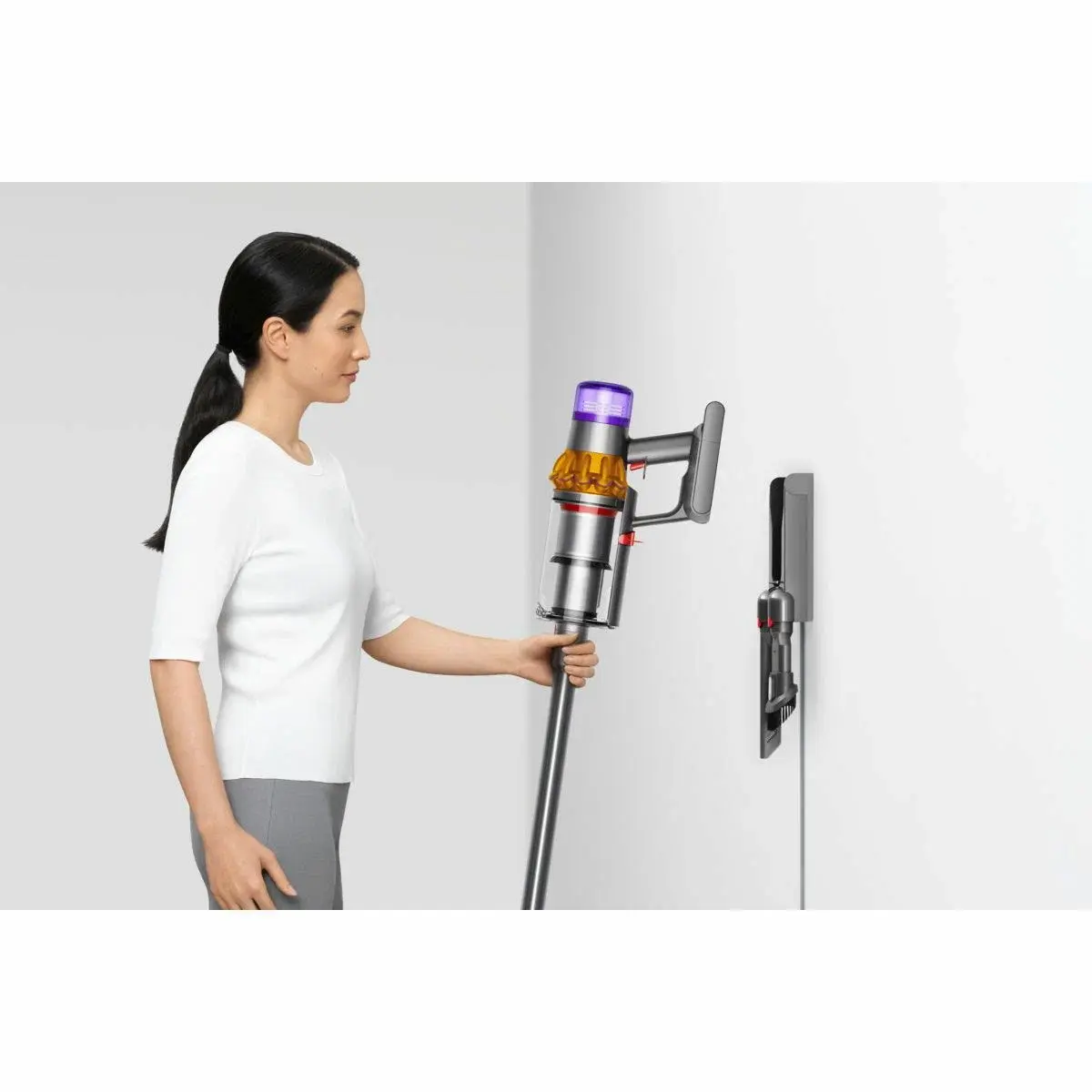 Пылесос Dyson V15 Detect Absolute SV47 Yellow/Nickel (Жёлтый/Никель)