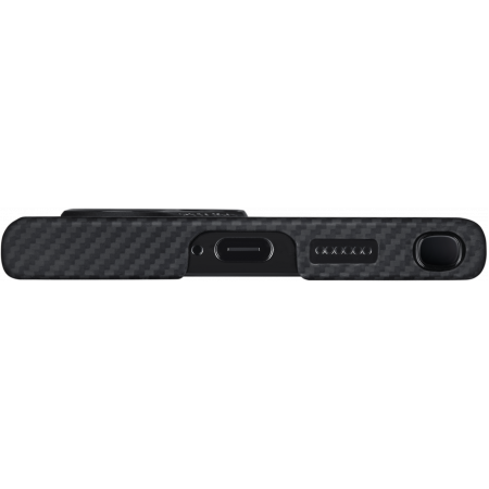Чехол Pitaka Fusion Weaving MagEZ Case 4 для Samsung Galaxy S24 Ultra, Black (Чёрный)