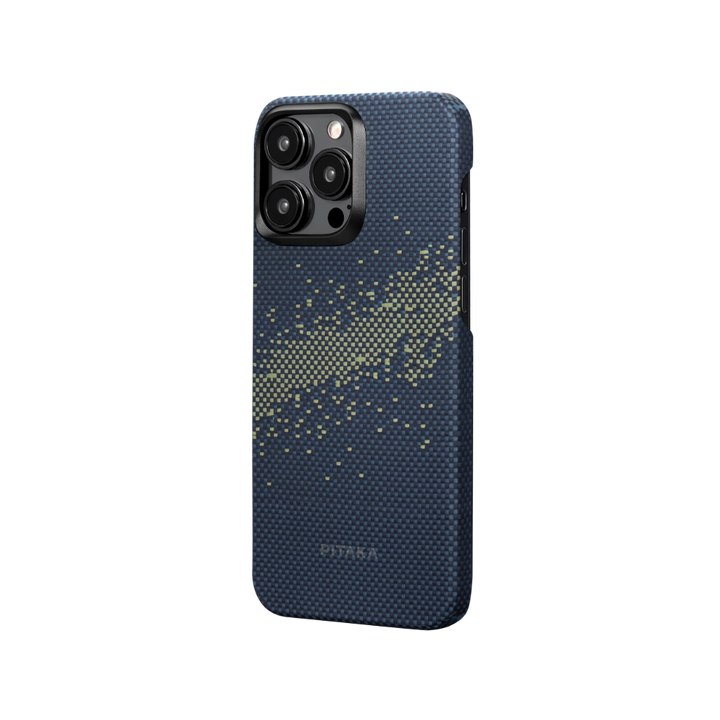 Чехол Pitaka Fusion Weaving MagEZ Case 4 для iPhone 15 Plus Milky Way Galaxy
