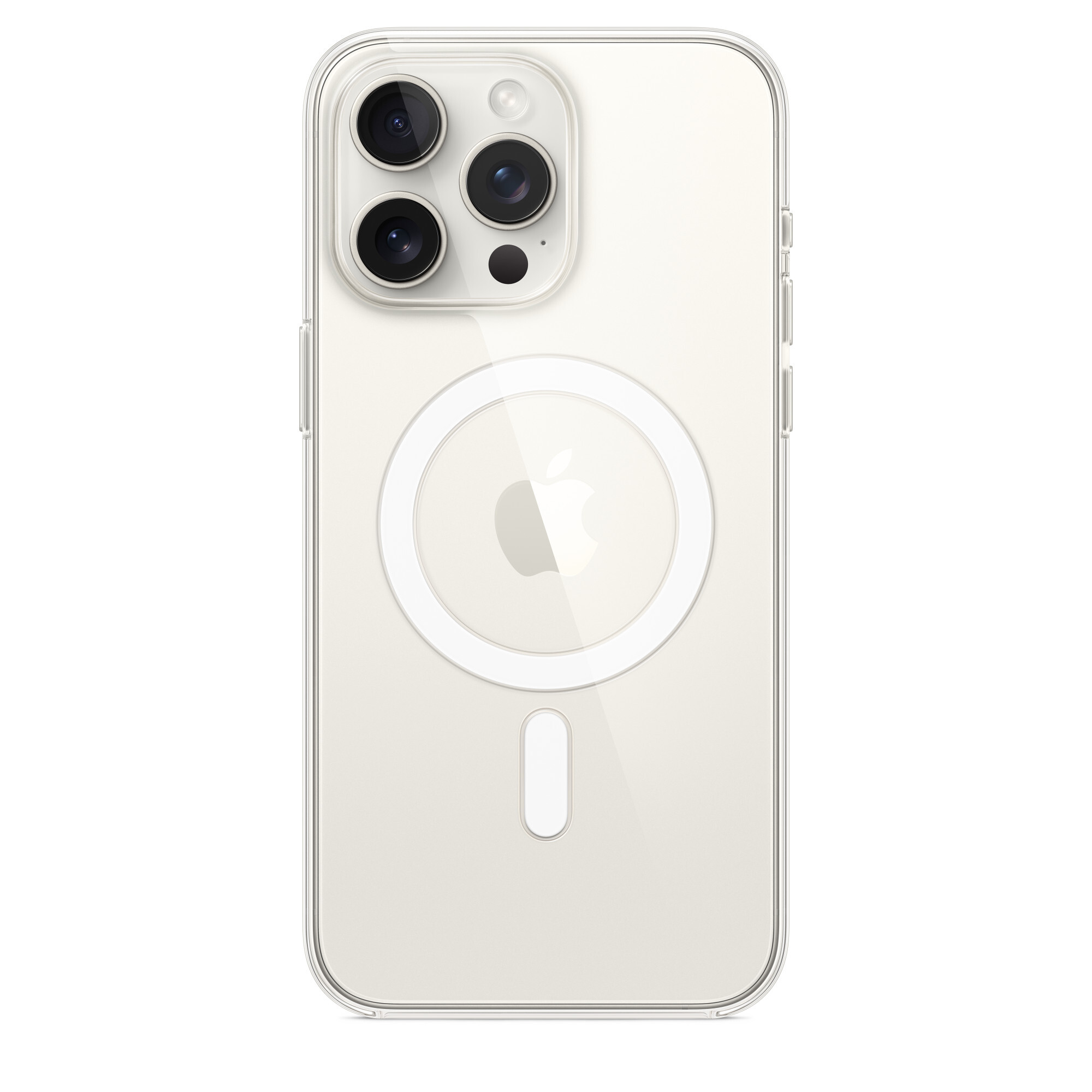Прозрачный чехол для iPhone 15 Pro Max с MagSafe