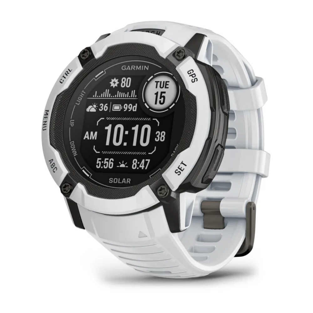 Garmin Instinct 2X Solar Whitestone (Белый)
