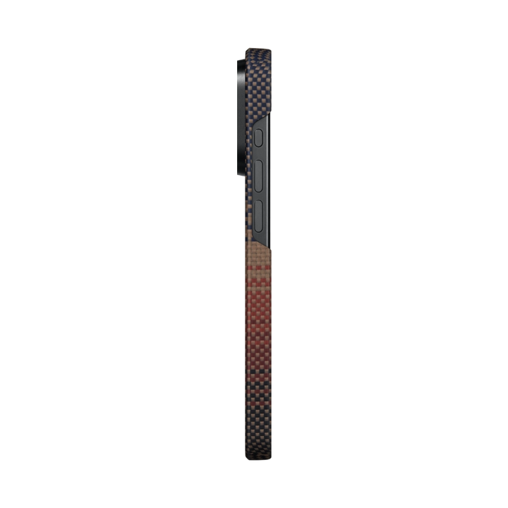 Чехол Pitaka Fusion Weaving MagEZ Case 4 для iPhone 15 Pro Max Sunset (Коричневый)
