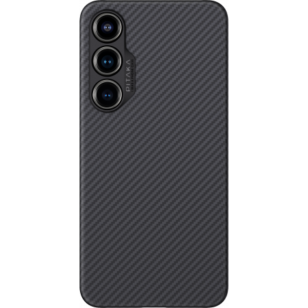 Чехол Pitaka Fusion Weaving MagEZ Case 4 для Samsung Galaxy S24 , Black (Чёрный)