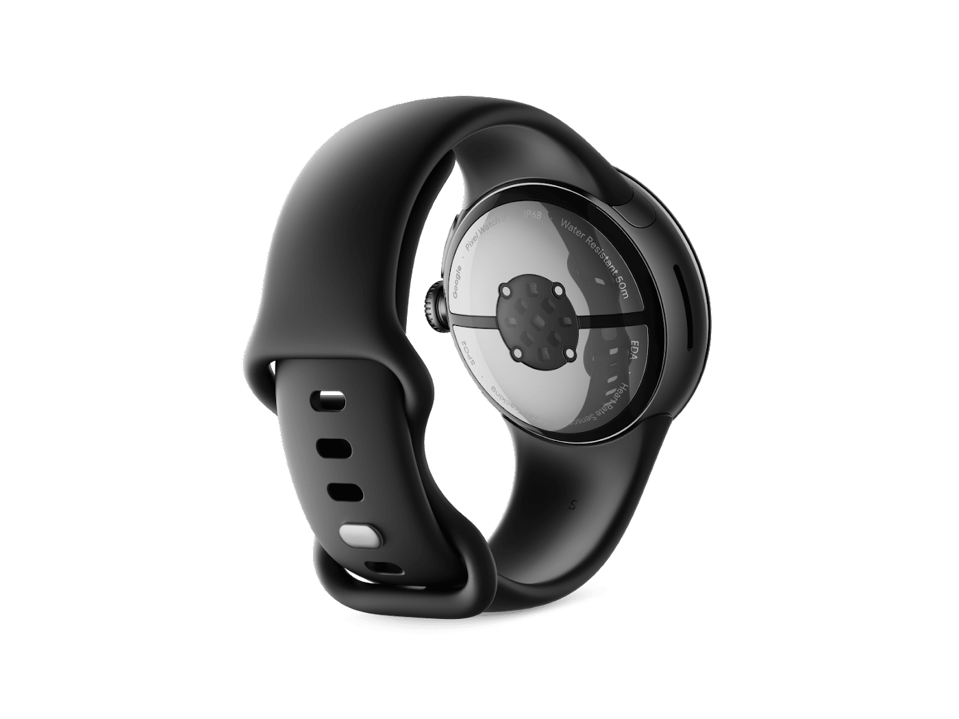 Google Pixel Watch 2 Matte Black Aluminum Case / Obsidian Active Band