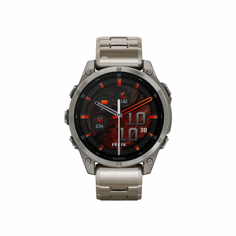 Умные часы Garmin Fenix 8 47mm Amoled Sapphire Titanium Graphite