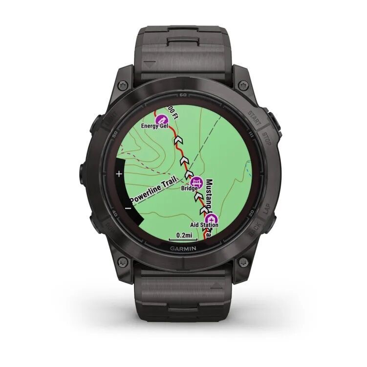 Умные часы Garmin Fenix 7X Pro Sapphire Solar Carbon Grey Titanium