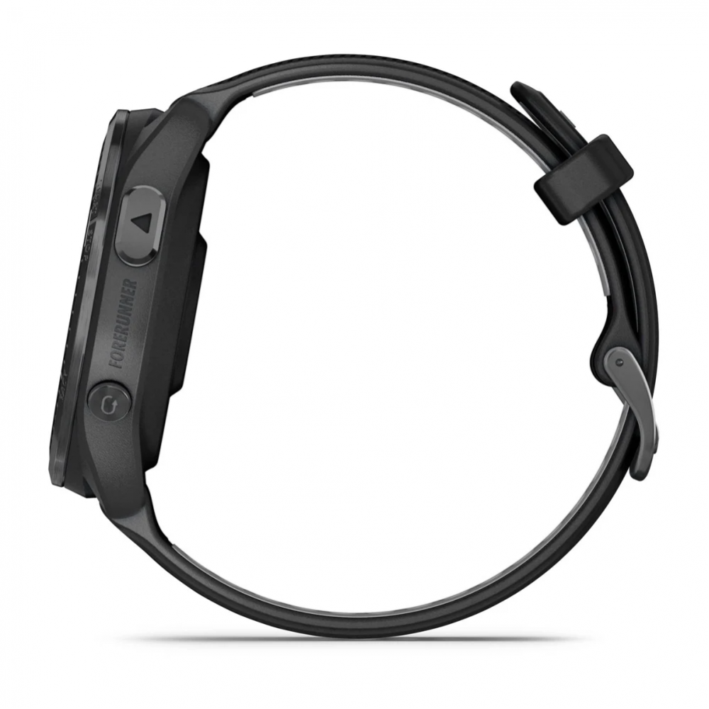 Умные часы Garmin Forerunner 965 с чёрным ремешком