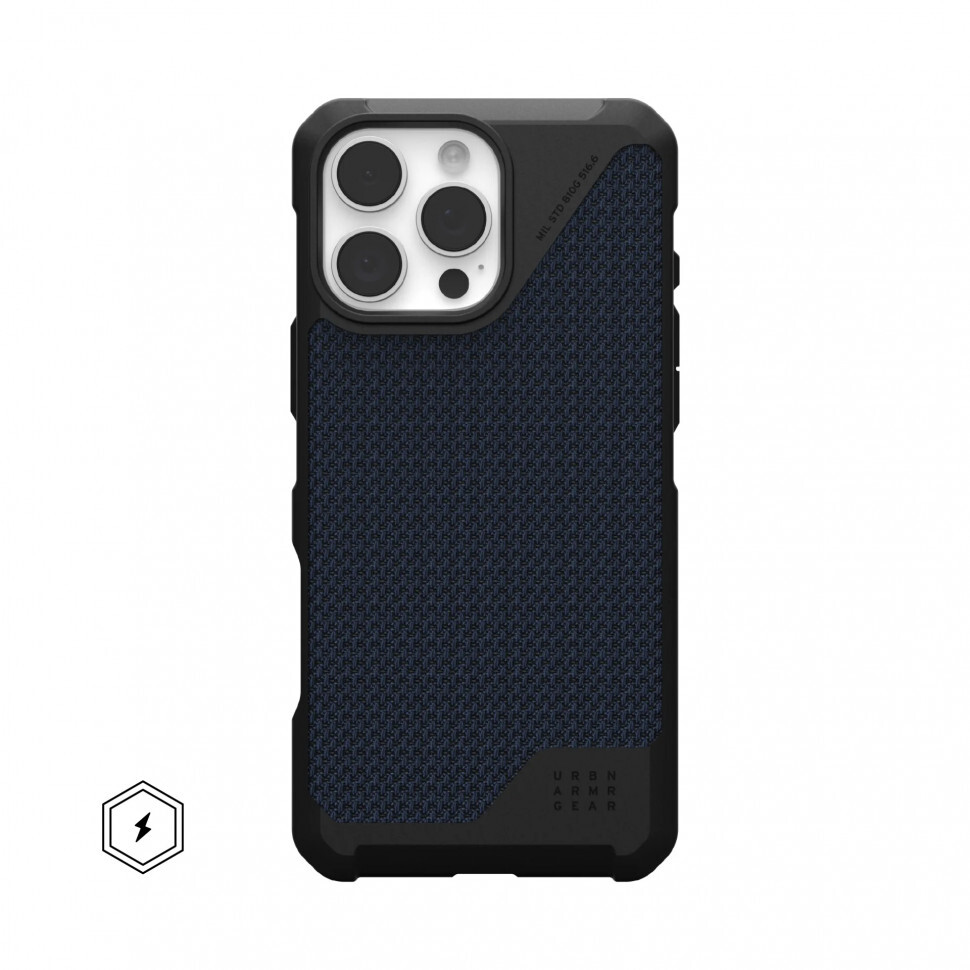 Чехол Uag Metropolis LT Kevlar для iPhone 16 Pro Mallard (Синий)