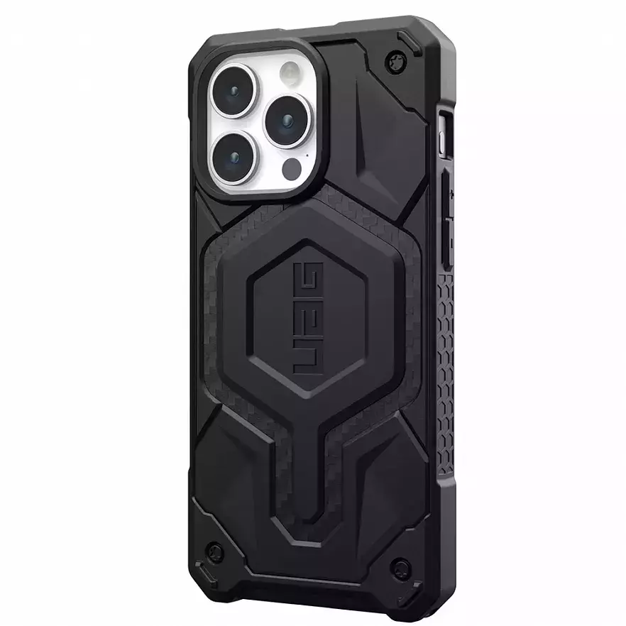 Чехол Uag Monarch Pro Carbon Fiber (Черный Карбон)