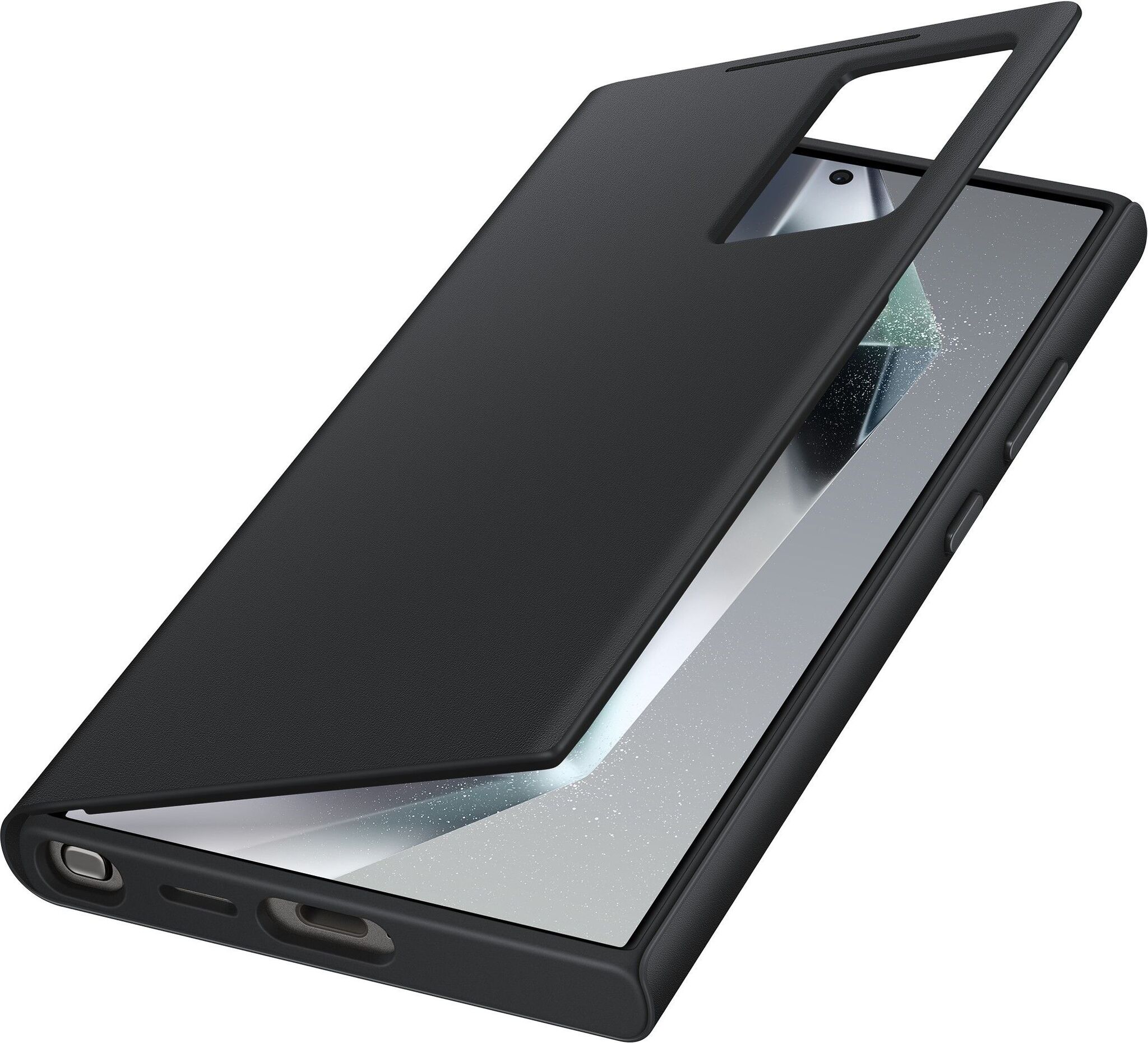 Чехол-книжка Samsung Smart View Wallet Case S24 Ultra Black (Чёрный)