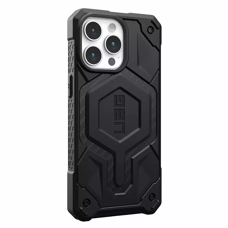 Чехол Uag Monarch Pro Carbon Fiber (Черный Карбон)