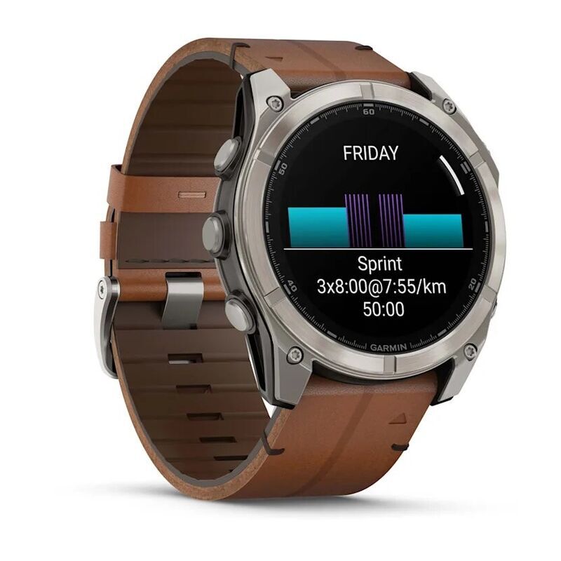 Умные часы Garmin Fenix 8 51mm Amoled Sapphire Titanium Graphite (Графитовый)