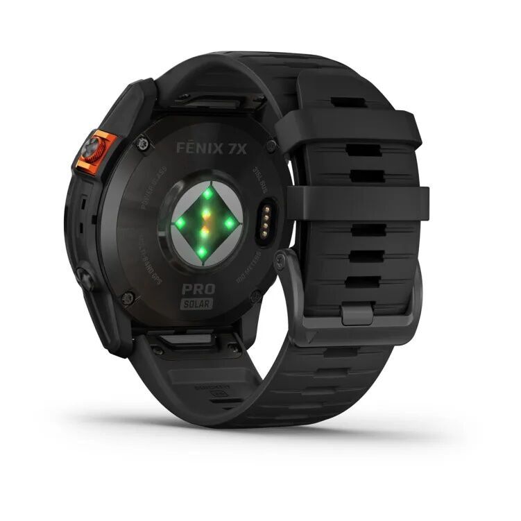 Умные часы Garmin Fenix 7X Pro Solar Edition Серый Корпус И Черный Ремешок