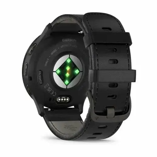 Умные часы Garmin Venu 3 Black Slate Leather Band
