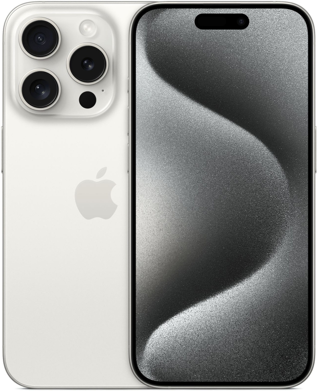 Apple iPhone 15 Pro 256Gb White Titanium (Белый Титан)