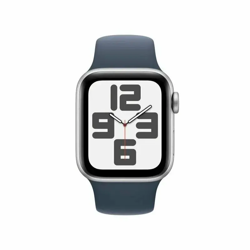 Apple Watch SE 2  (2023) GPS 40мм корпус из алюминия Silver + ремешок Blue