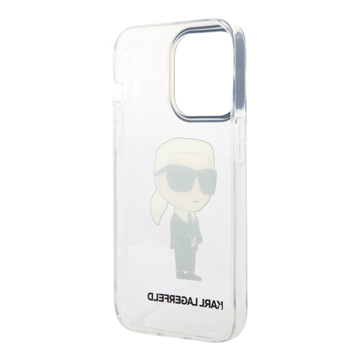 Чехол Kerl Lagerfeld для iPhone 15 Pro Max чехол PC/TPU NFT Karl Ikonik Hard Transparent