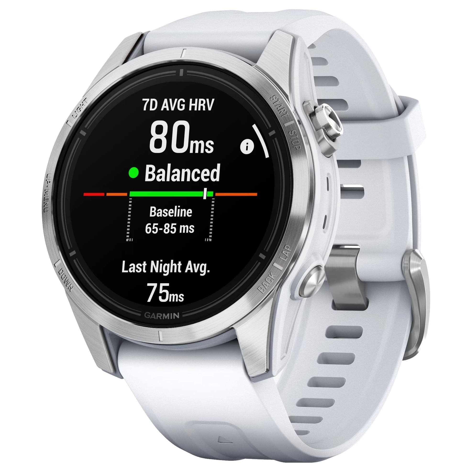 Умные часы Garmin Epix Pro (Gen 2) Standard Edition 42 mm Silver