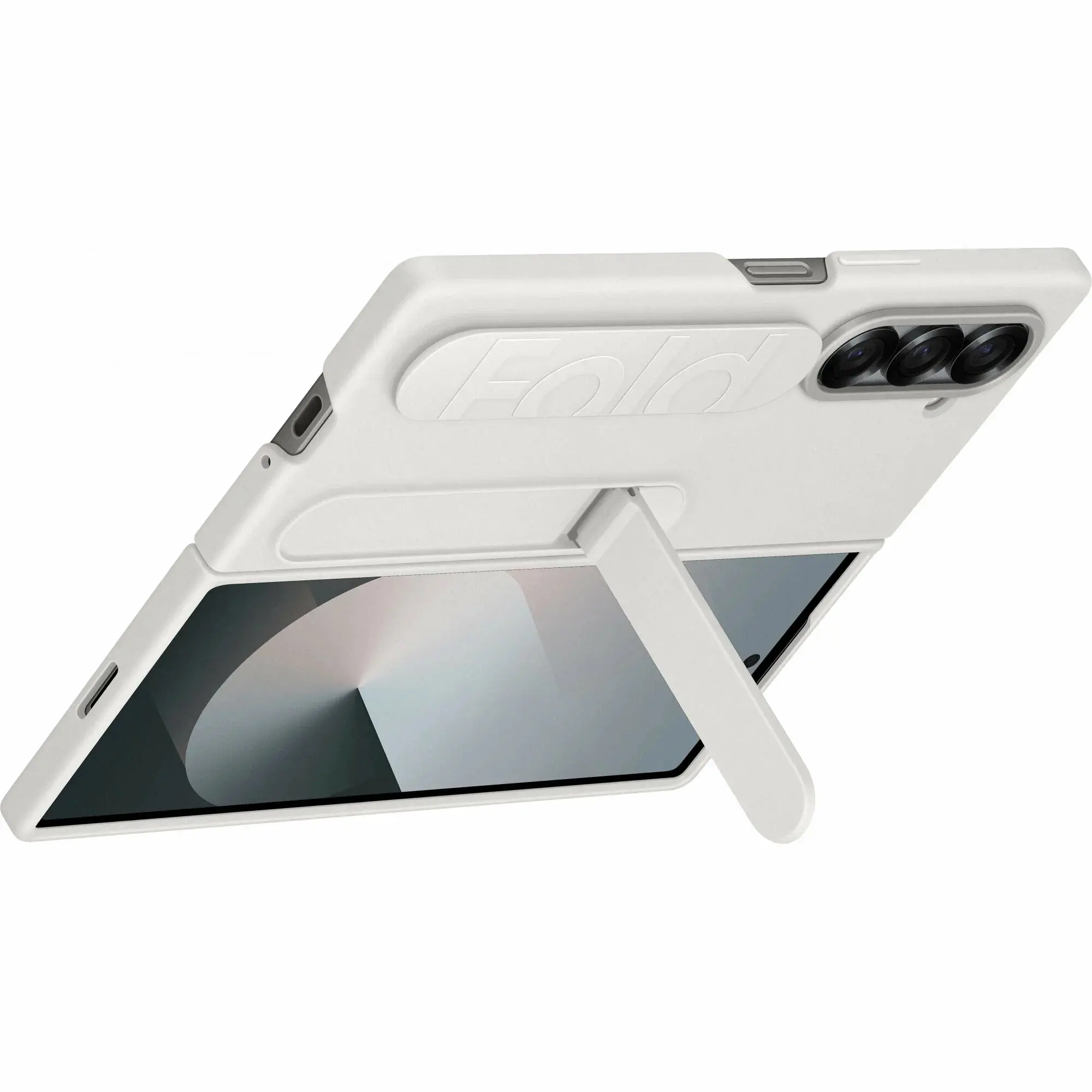 Чехол Силиконовый Silicone Case Z Fold 6 Белый