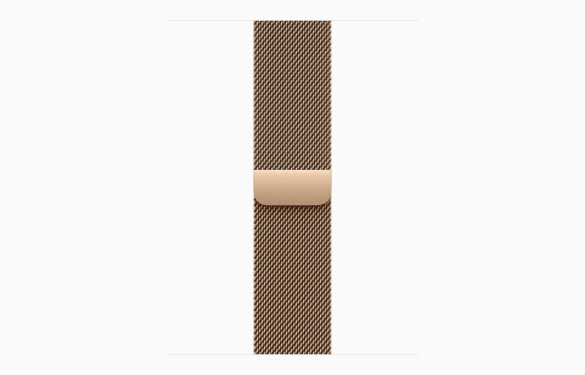 Apple Watch Series 10, 42 мм корпус Titanium, Milanese Loop Gold