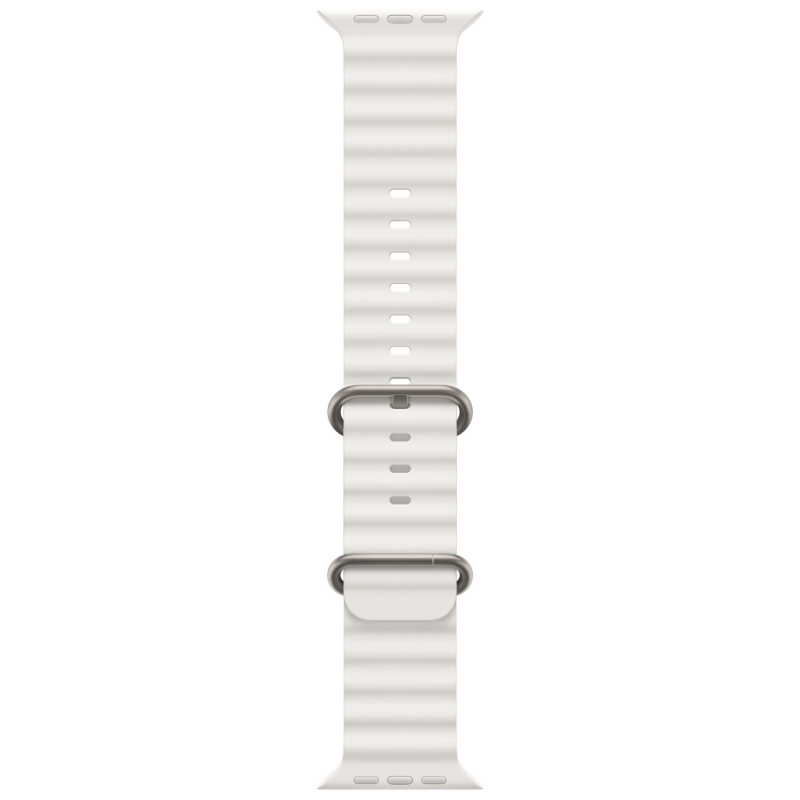 Apple Watch Ultra 2 49mm Titanium Case with White Ocean Band