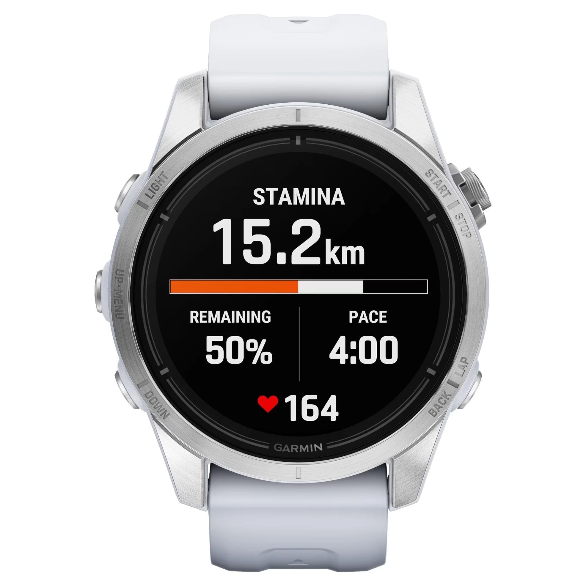 Умные часы Garmin Epix Pro (Gen 2) Standard Edition 42 mm Silver