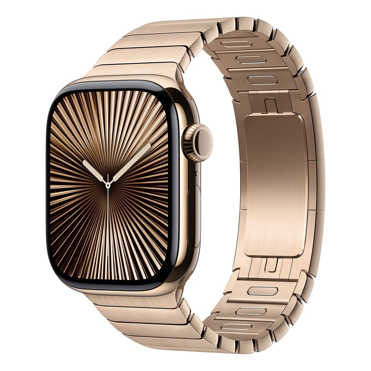 Apple Watch Series 10, 42 мм корпус из титана цвета «Gold», титановый Link ремешок "Gold"
