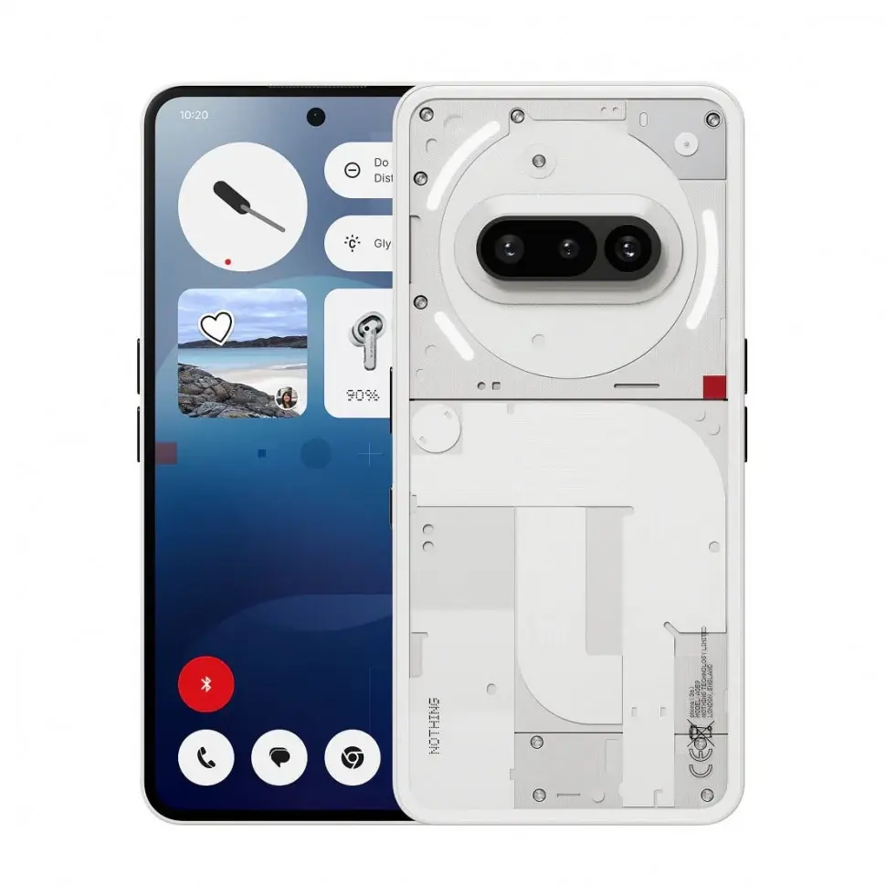 Смартфон Nothing Phone (3a) 8/128Gb White (Белый)