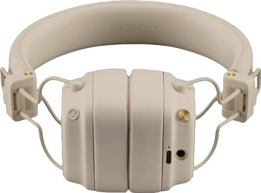 Беспроводные наушники Marshall Major V Cream (Кремовый)
