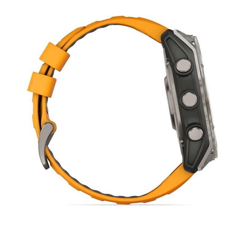 Умные часы Garmin Fenix 8 51mm Amoled Sapphire Titanium Spark Orange